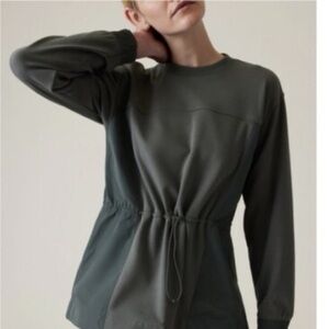 Athleta Triumph Hybrid Crewneck‎ Sweatshirt Size Small